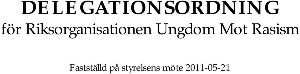 Ungdom Mot Rasism