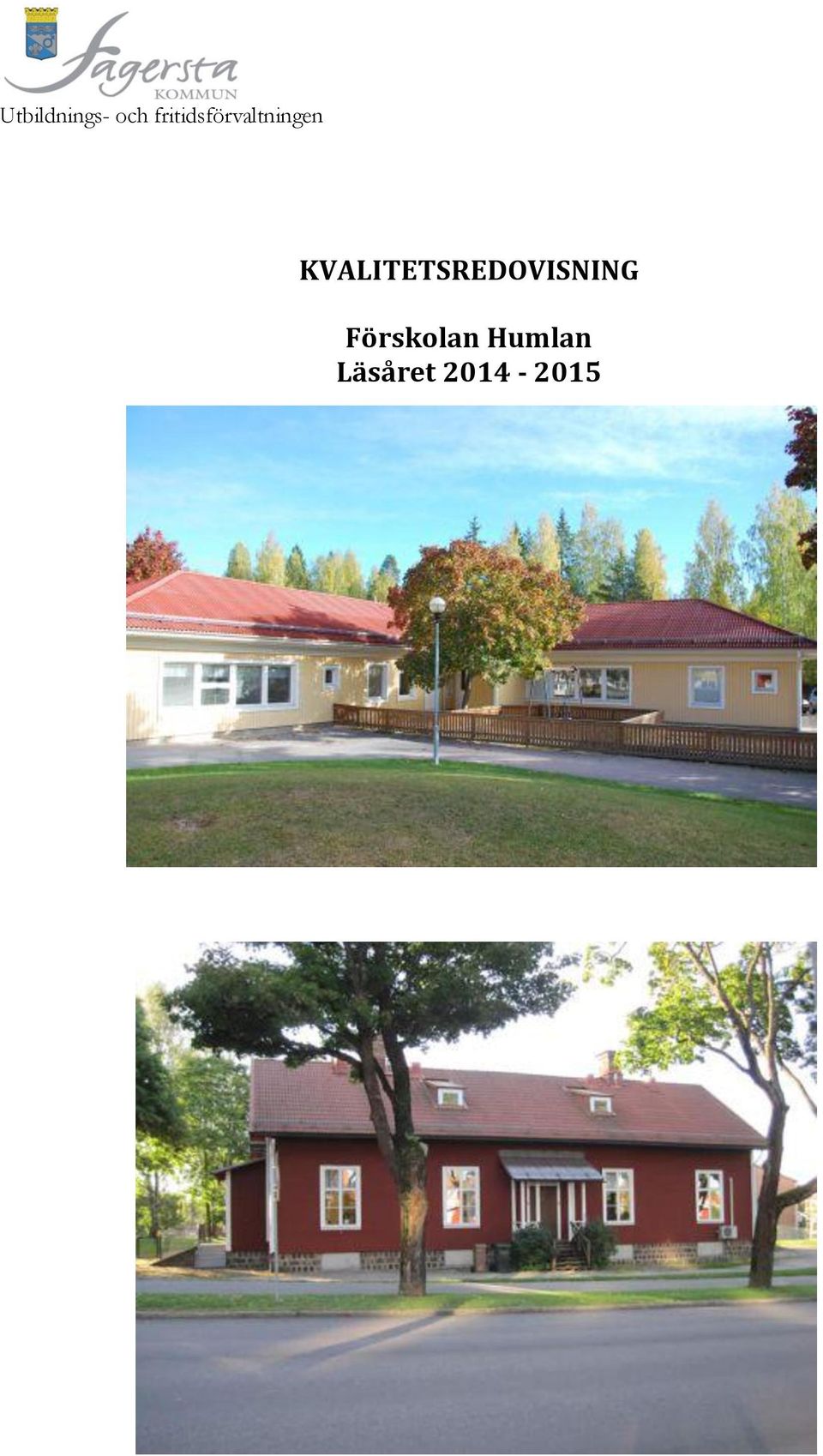 KVALITETSREDOVISNING