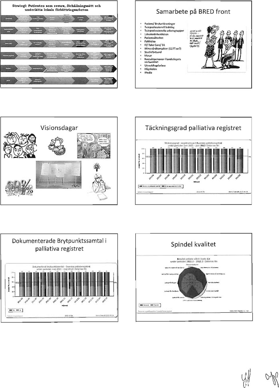 ."",,.,_... 1111'1'".,...~1... 1.tuA, flct~,r! '.~ri'rfl Vi sionsdagar ~~ Täckningsgrad palliativa registret i - -._- - - _. _... _... i l ; l Dokumentera de Brytpu nkt ssa mtal i palliativa registret Cdc_.
