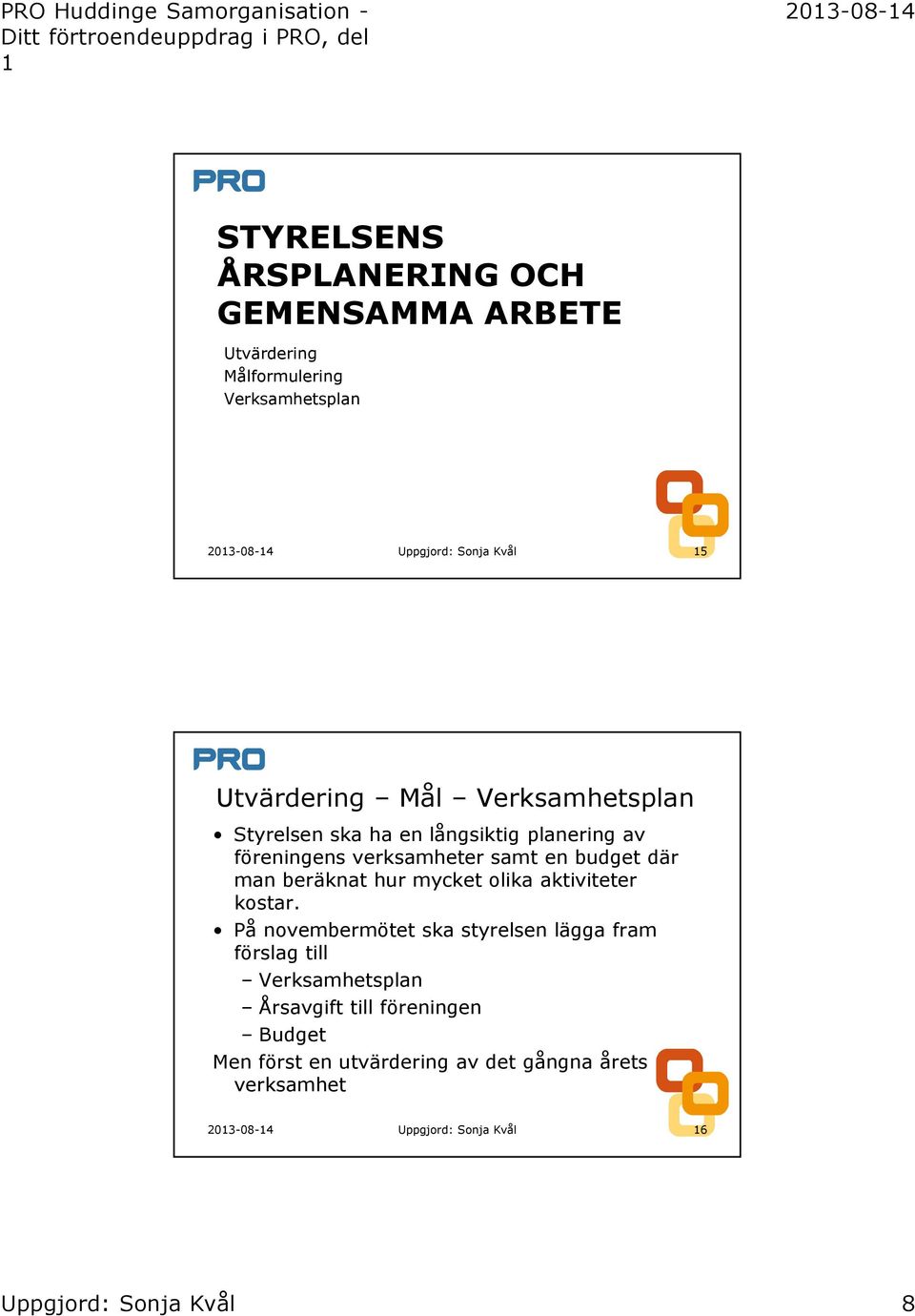 man beräknat hur mycket olika aktiviteter kostar.