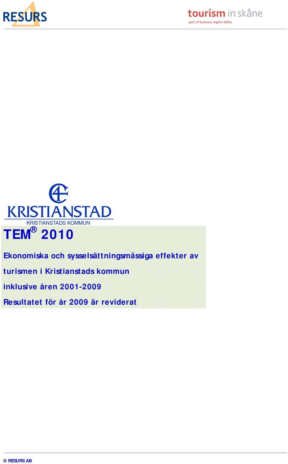 turismen i Kristianstads kommun