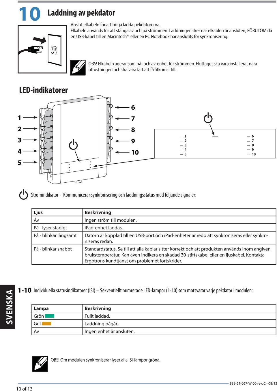 Eluttaget ska vara installerat nära utrustningen och ska vara lätt att få åtkomst till.