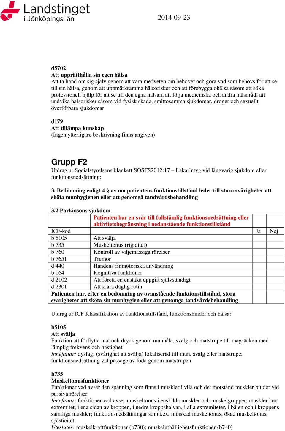 droger och sexuellt överförbara sjukdomar d179 Att tillämpa kunskap Grupp F2 3.