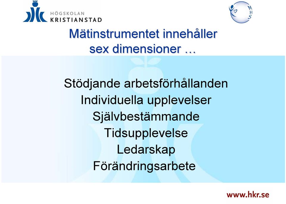 arbetsförhållanden Individuella