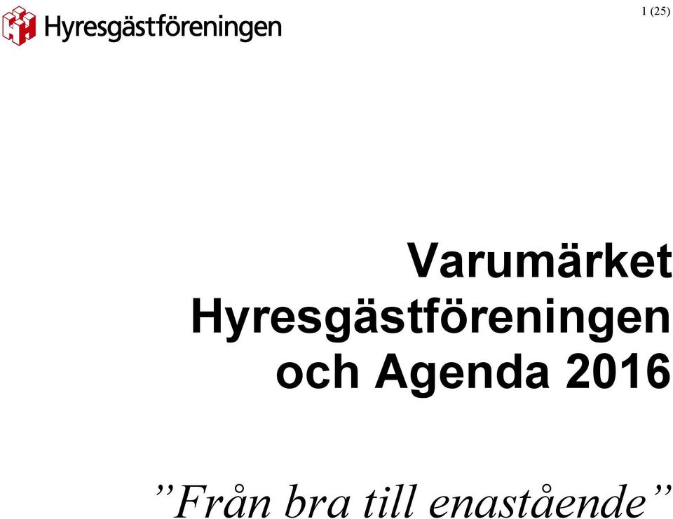 och Agenda 2016