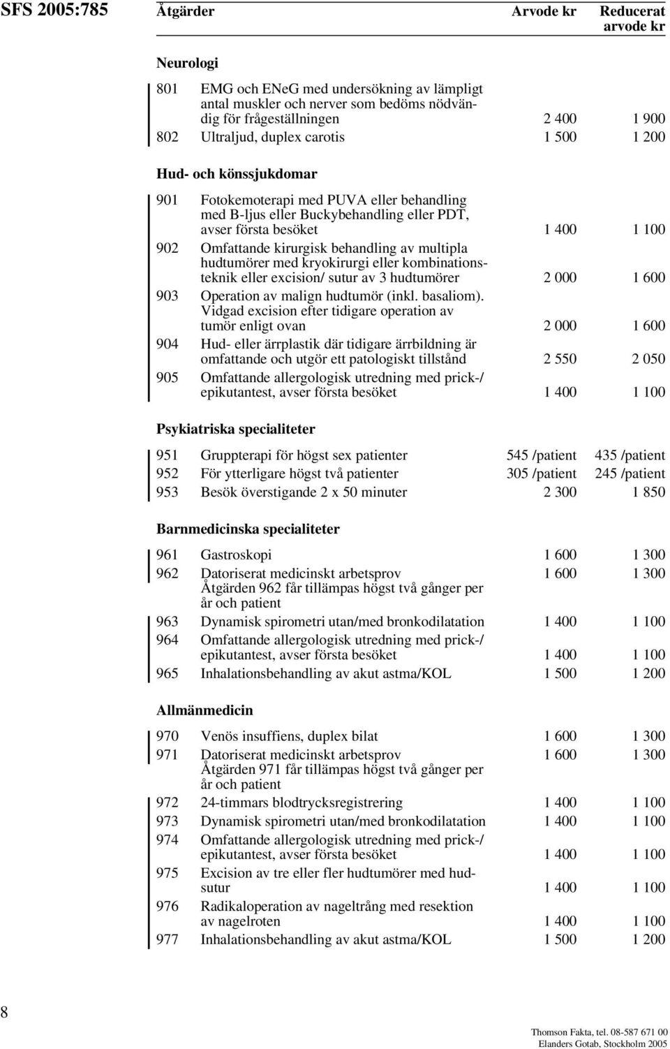 behandling av multipla hudtumörer med kryokirurgi eller kombinationsteknik eller excision/ sutur av 3 hudtumörer 2 000 1 600 903 Operation av malign hudtumör (inkl. basaliom).