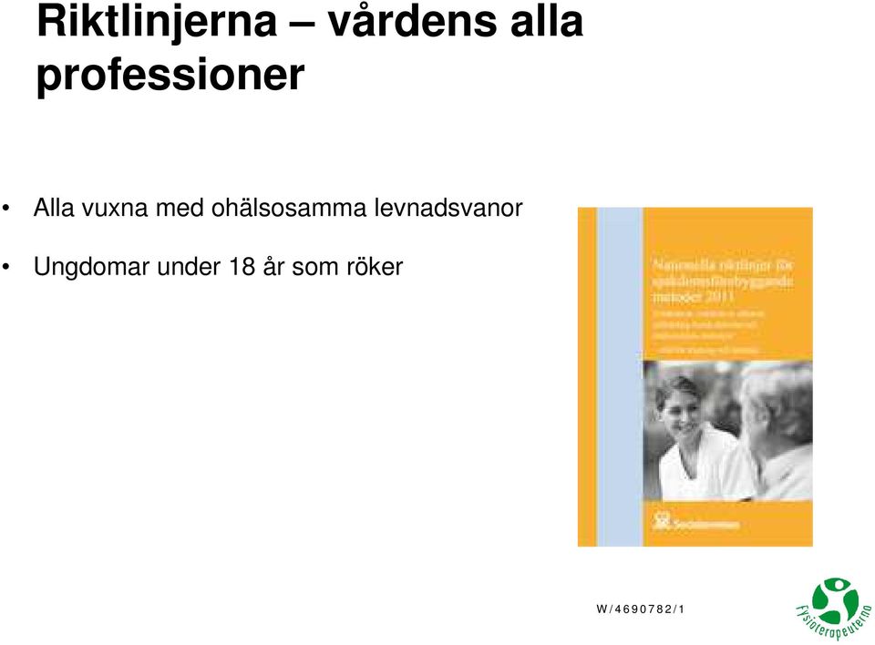 ohälsosamma levnadsvanor