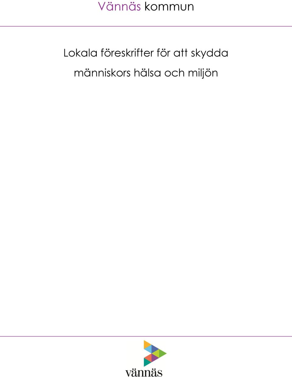 föreskrifter för