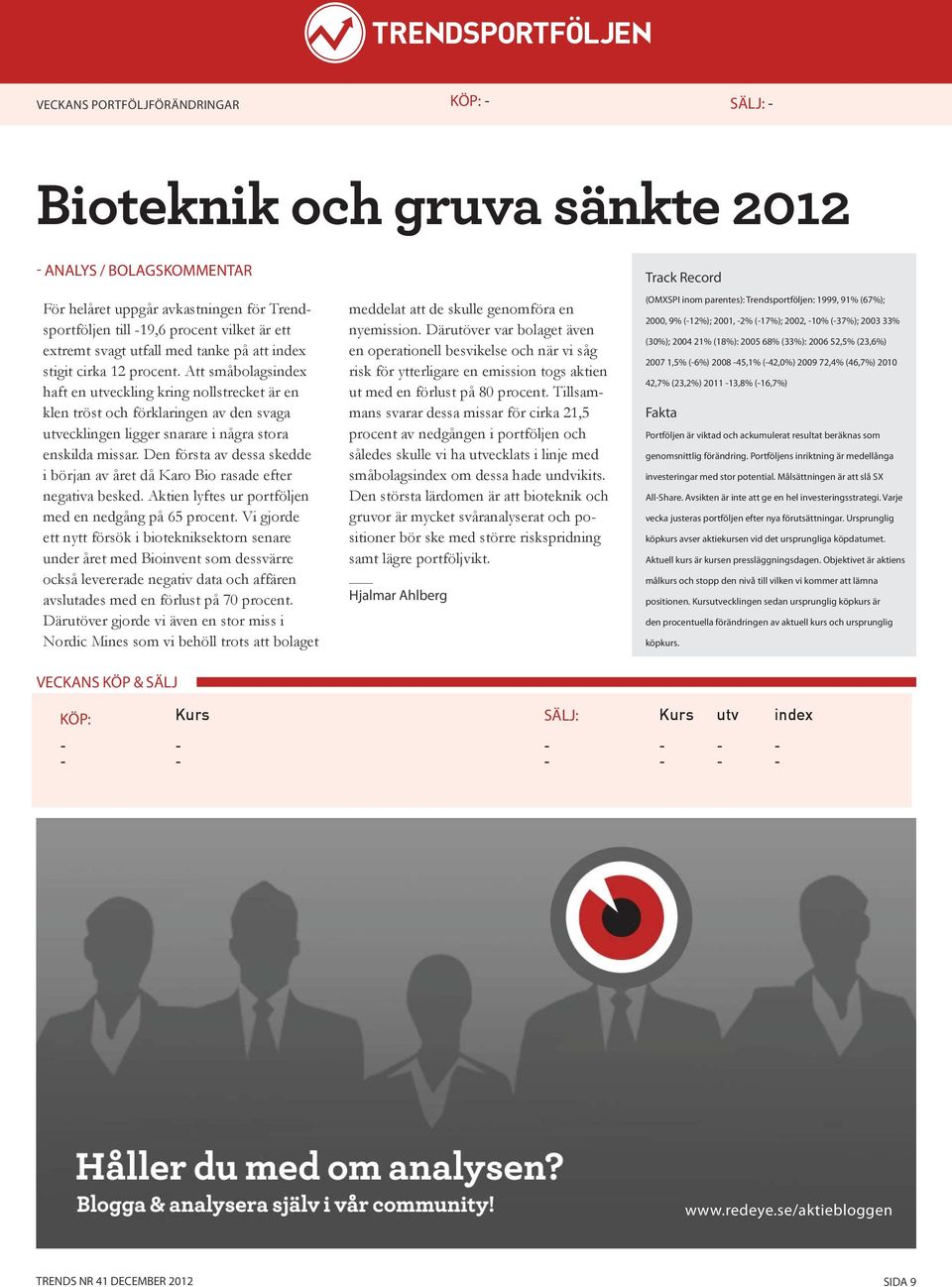 Att småbolagsindex haft en utveckling kring nollstrecket är en klen tröst och förklaringen av den svaga utvecklingen ligger snarare i några stora enskilda missar.