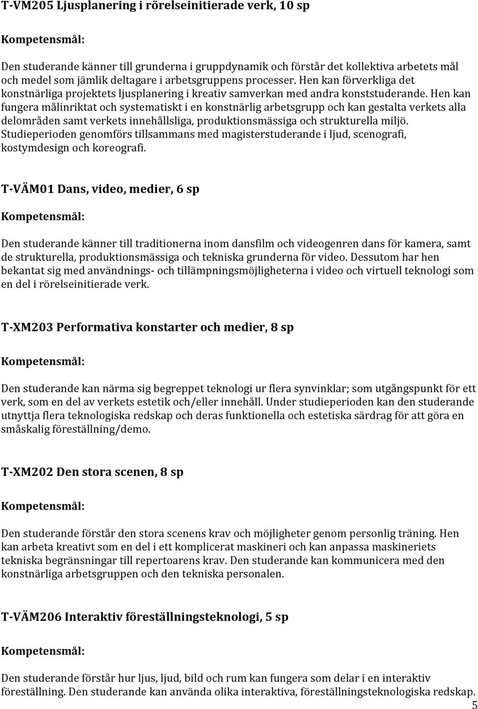 Hen kan fungera målinriktat och systematiskt i en konstnärlig arbetsgrupp och kan gestalta verkets alla delområden samt verkets innehållsliga, produktionsmässiga och strukturella miljö.