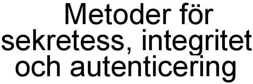 integritet