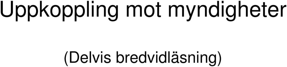 myndigheter