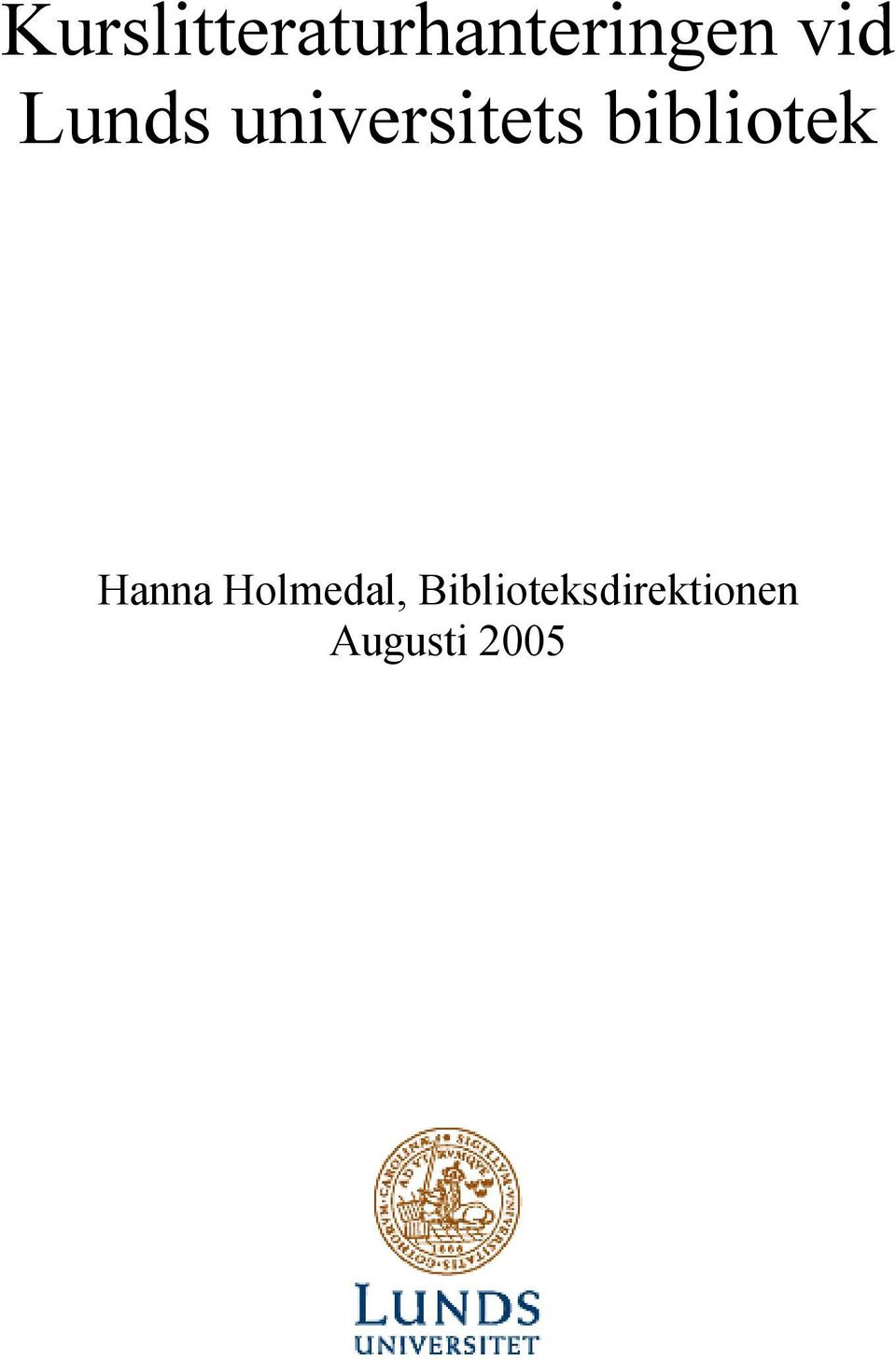 bibliotek Hanna Holmedal,