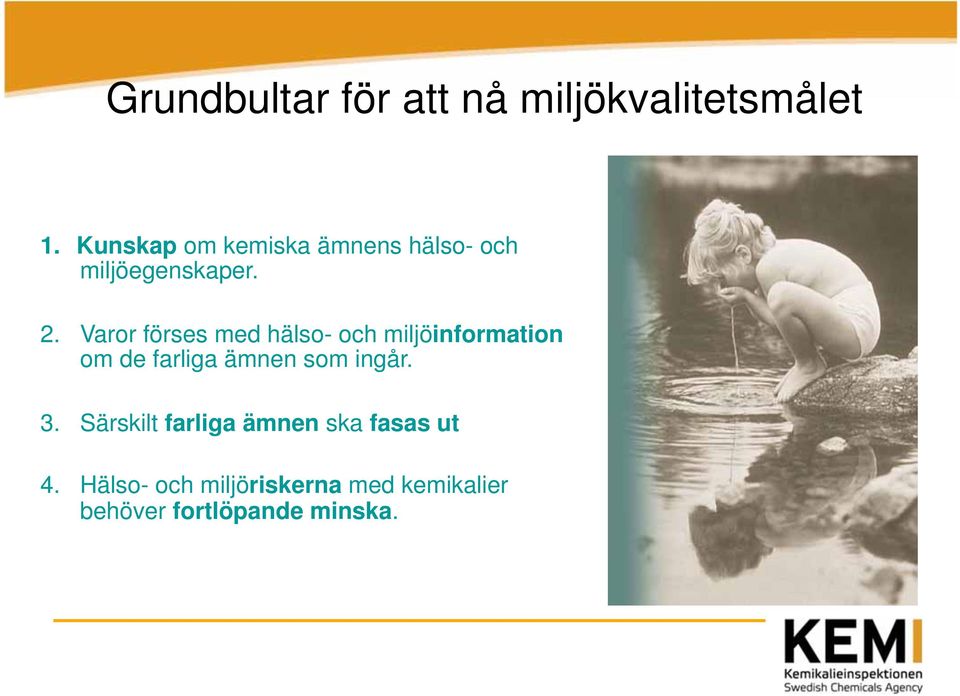 Varor förses med hälso- och miljöinformation om de farliga ämnen som