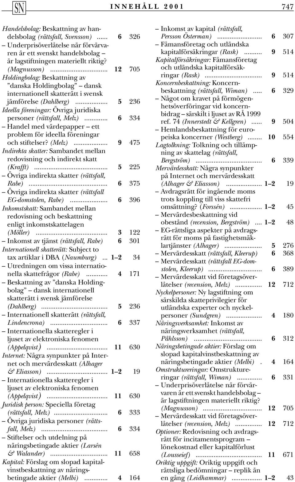 .. 5 236 Ideella föreningar: Övriga juridiska personer (rättsfall, Melz)... 6 334 Handel med värdepapper ett problem för ideella föreningar och stiftelser? (Melz).