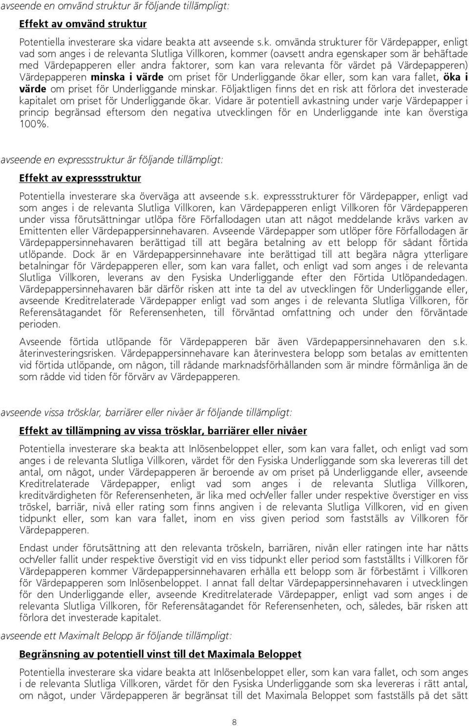 av omvänd strukt