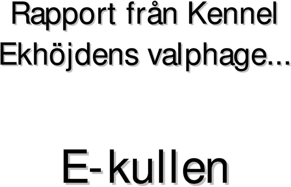 Ekhöjdens