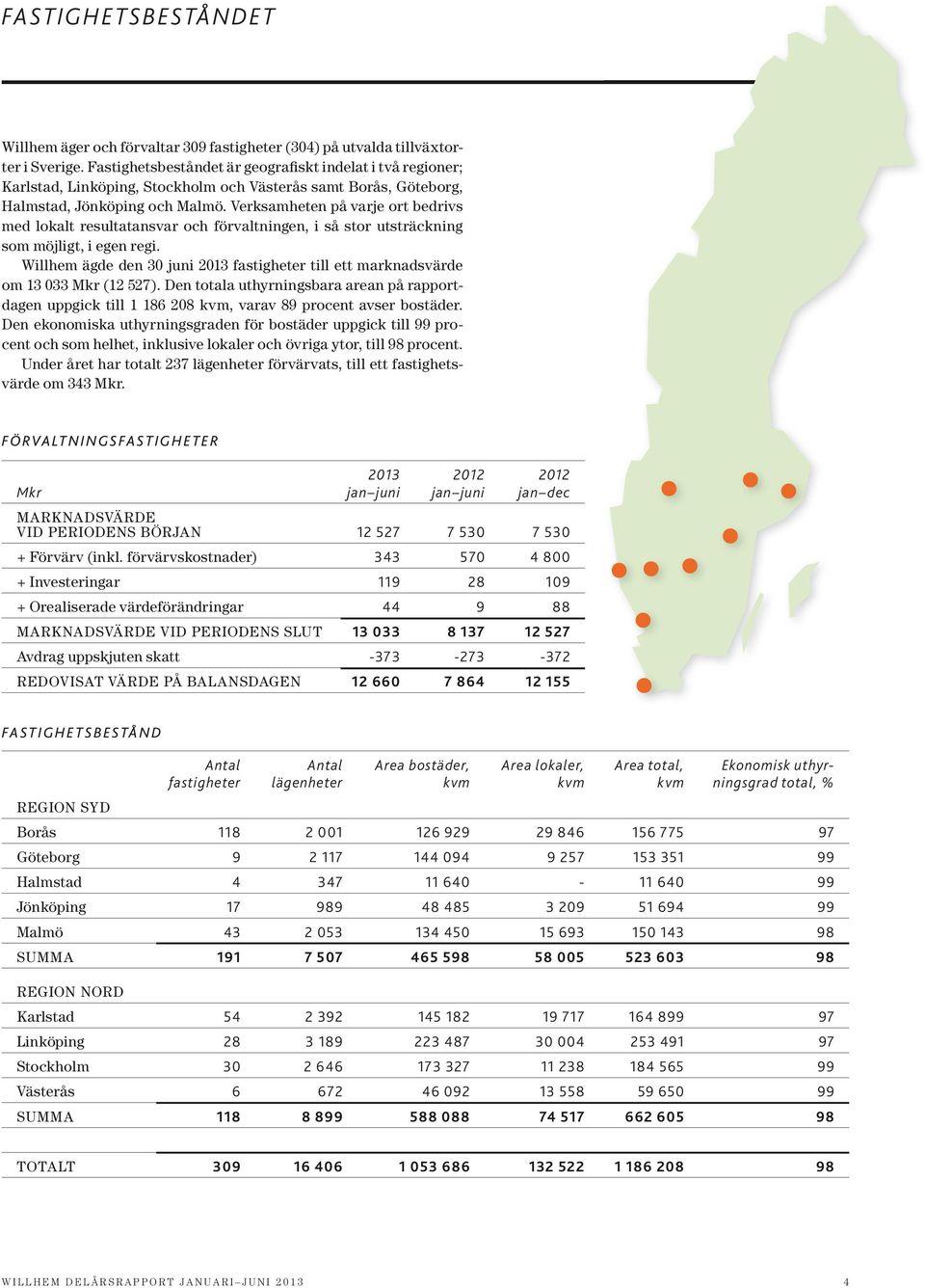 Verksamheten på varje ort bedrivs med lokalt resultatansvar och förvaltningen, i så stor utsträckning som möjligt, i egen regi.