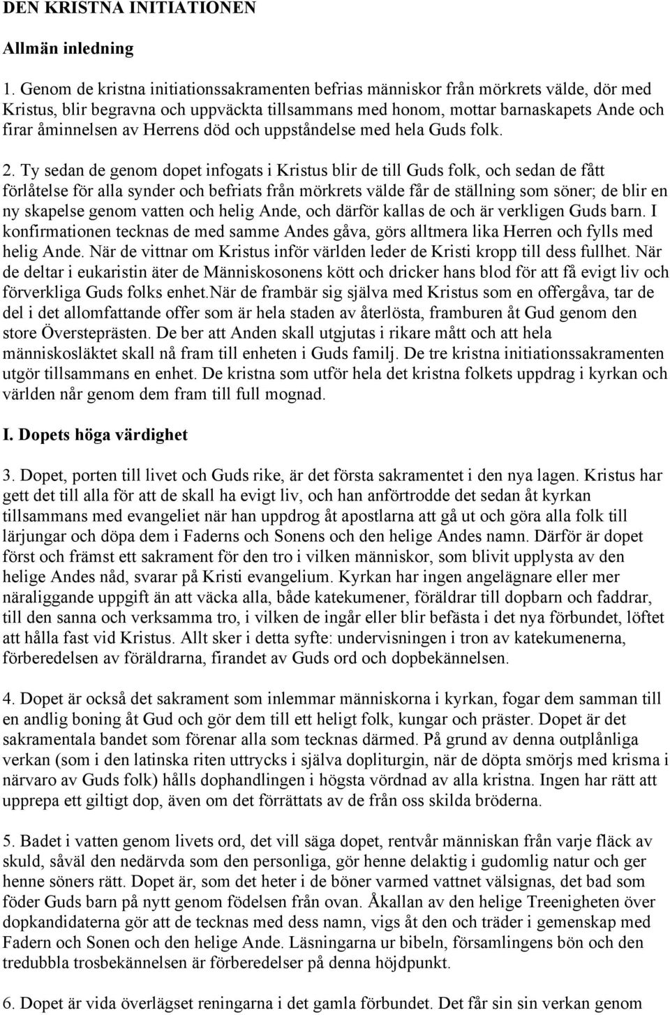 Herrens död och uppståndelse med hela Guds folk. 2.
