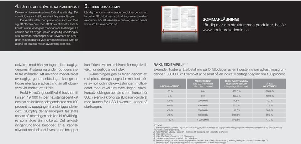 Ett effektivt sätt att bygga upp en långsiktig förvaltning av strukturerade placeringar är att utvärdera de erbjudanden som ges vid varje emissionstillfälle i syfte att uppnå en bra mix mellan