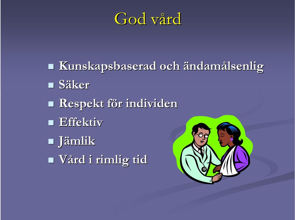 Respekt för f r individen