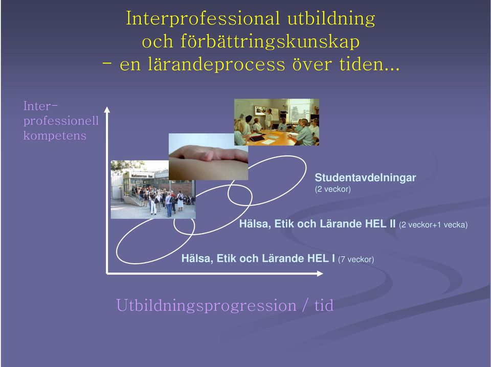 .. Interprofessionell kompetens Studentavdelningar (2 veckor)