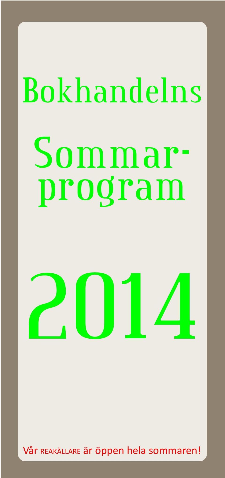 2014 Vår