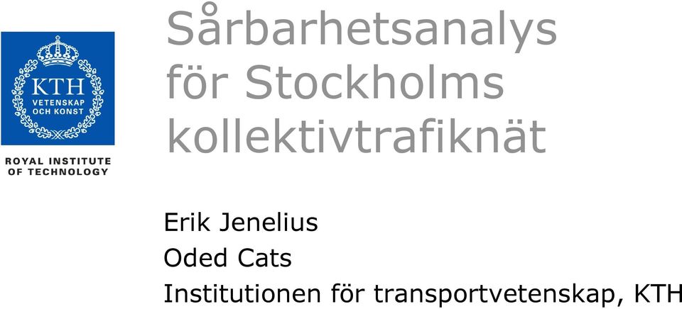 kollektivtrafiknät Erik