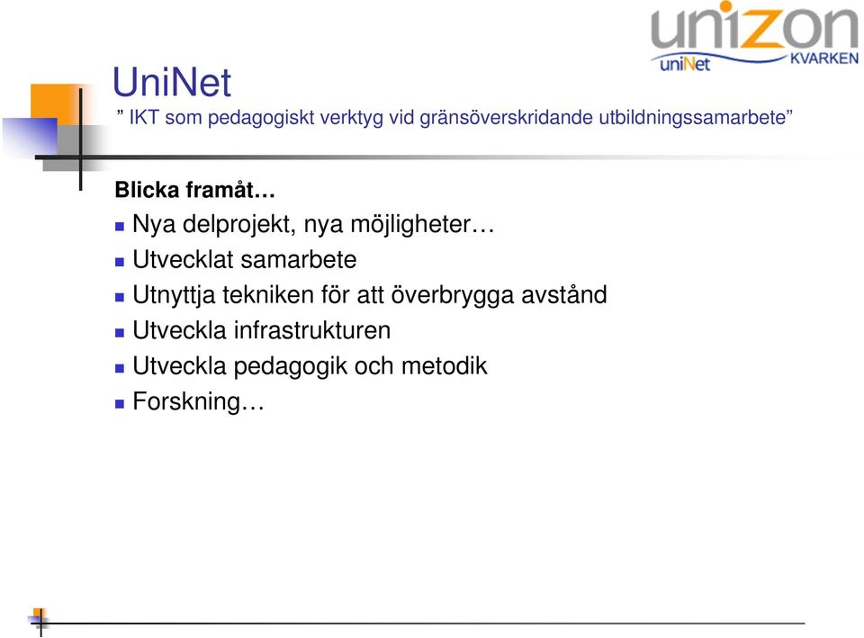 tekniken för att överbrygga avstånd