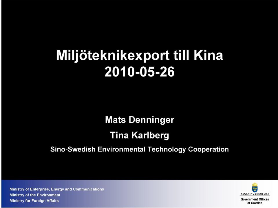 Tina Karlberg Sino-Swedish