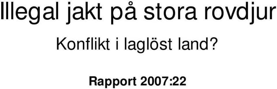 Konflikt i
