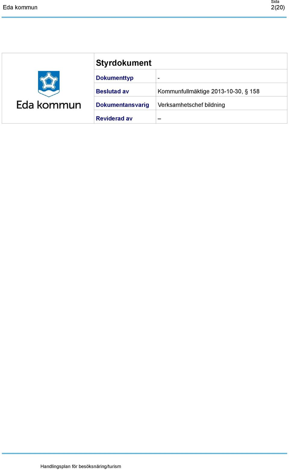 2013-10-30, 158 Dokumentansvarig