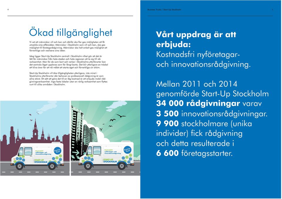 Idag ligger Start-Up Stockholm centralt i Stockholm vilket gör att det är lätt för människor från hela staden och hela regionen att ta sig till vår verksamhet.