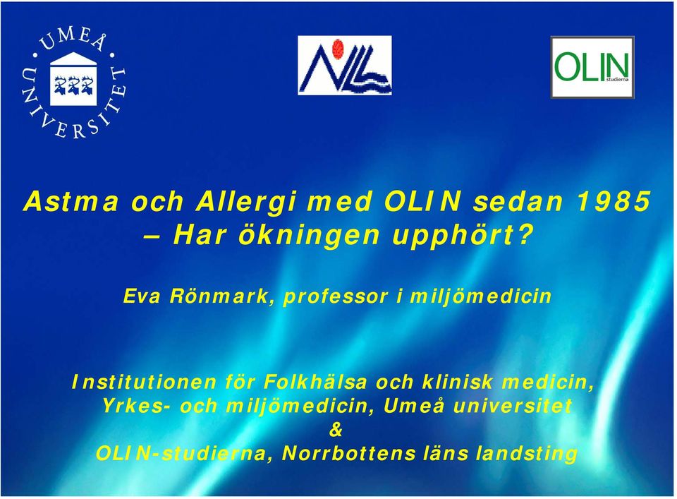 Folkhälsa och klinisk medicin, Yrkes- och miljömedicin,