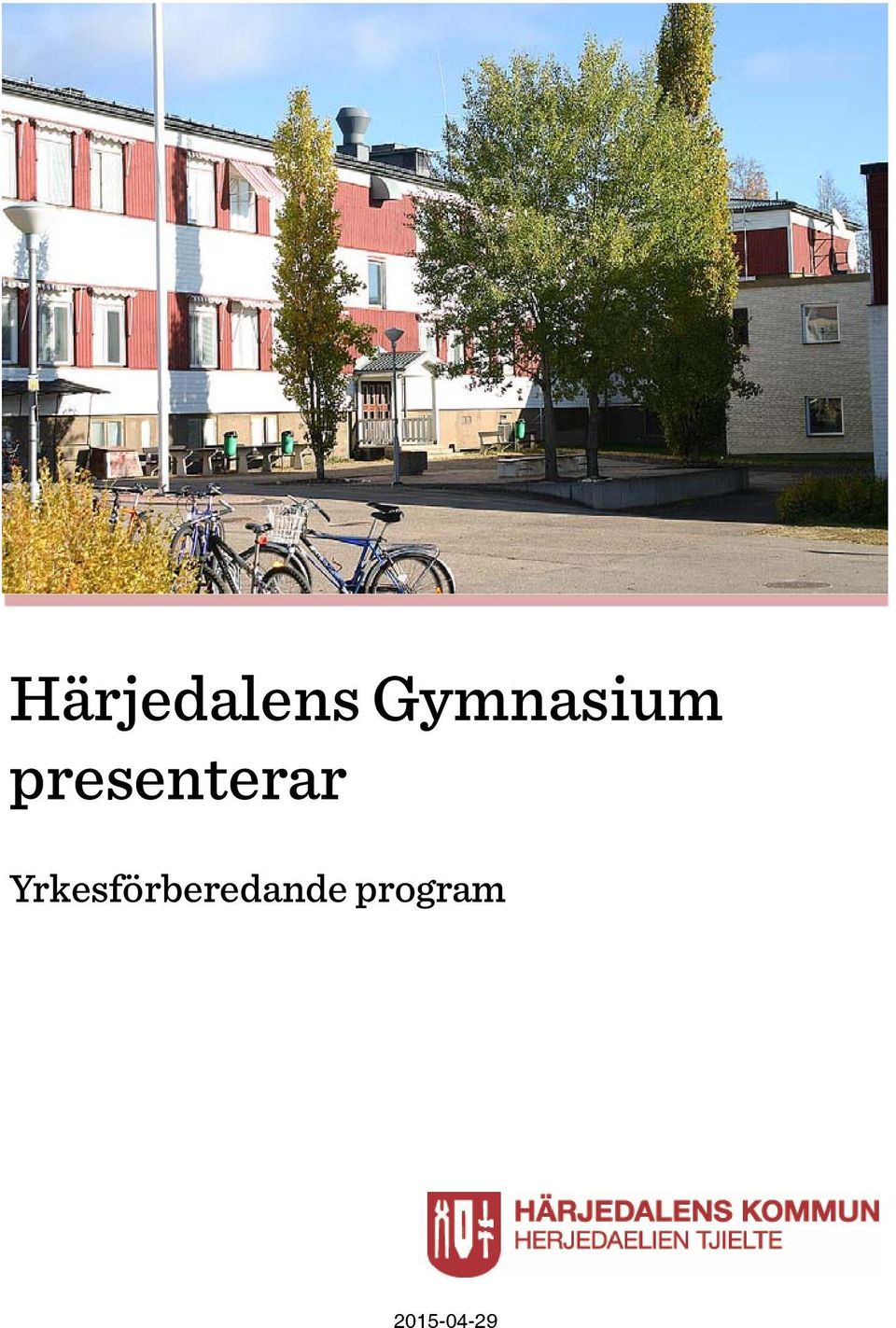 presenterar