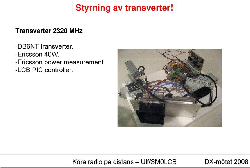 transverter. -Ericsson 40W.