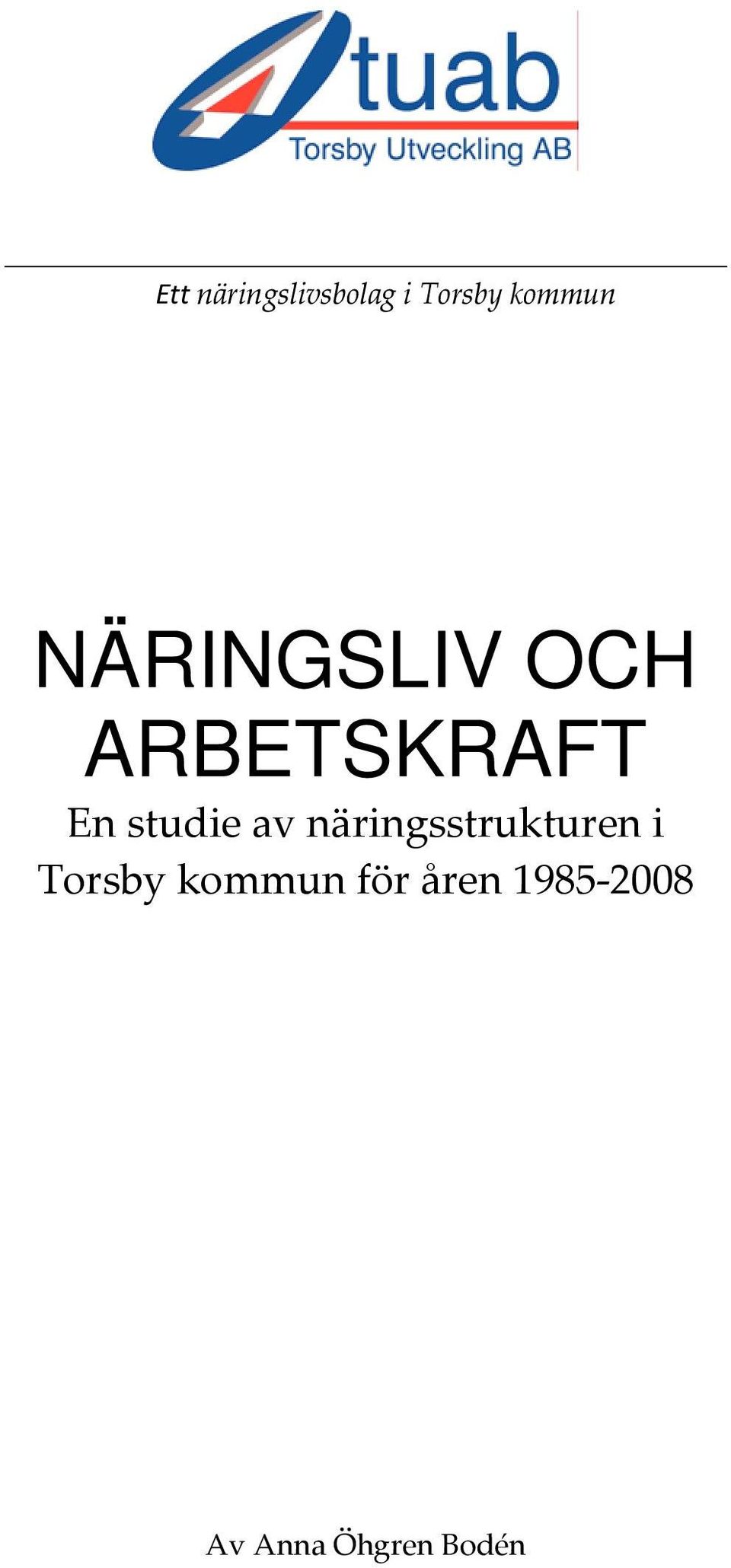av näringsstrukturen i Torsby kommun