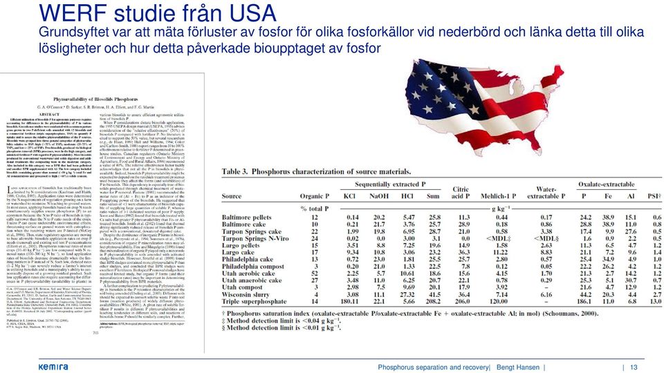 till olika lösligheter och hur detta påverkade bioupptaget