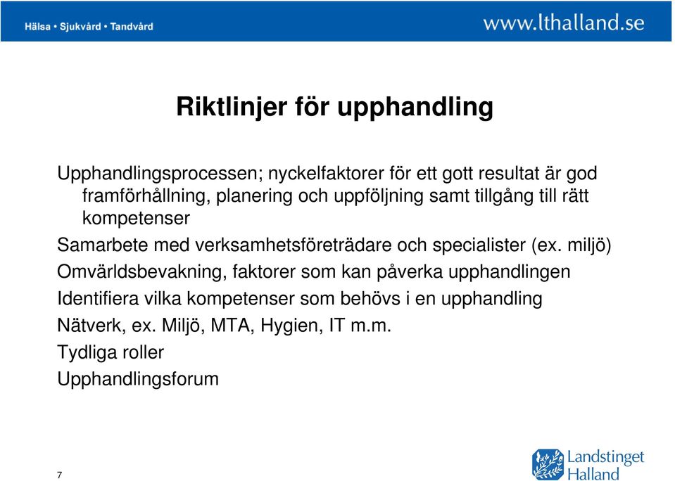 verksamhetsföreträdare och specialister (ex.