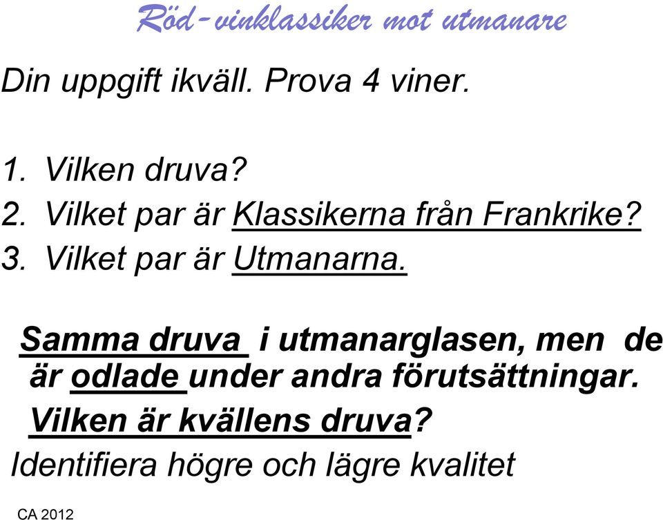 Vilket par är Utmanarna.