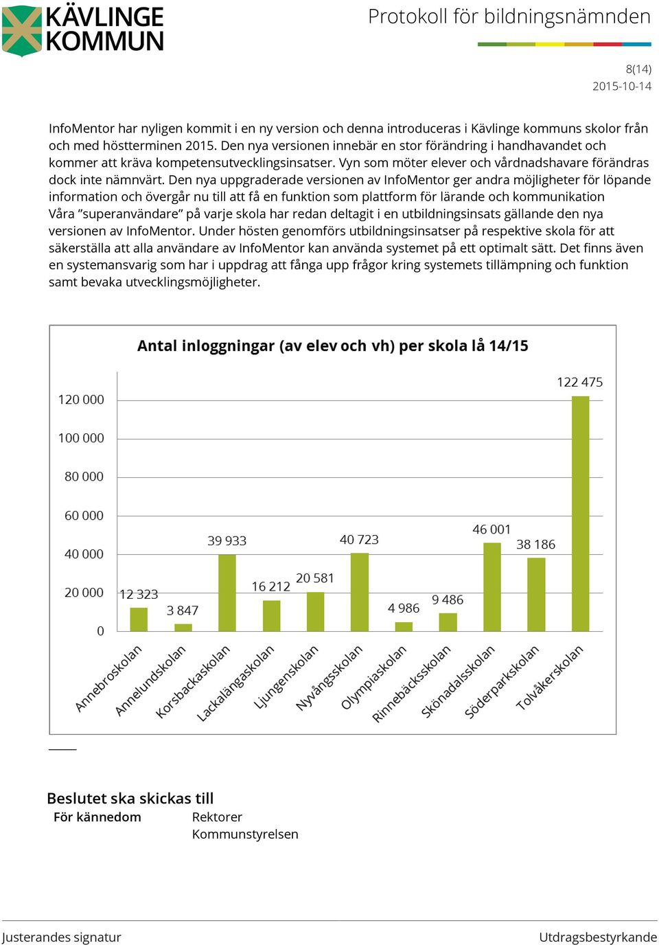 Den nya uppgraderade versionen av InfoMentor ger andra möjligheter för löpande information och övergår nu till att få en funktion som plattform för lärande och kommunikation Våra superanvändare på