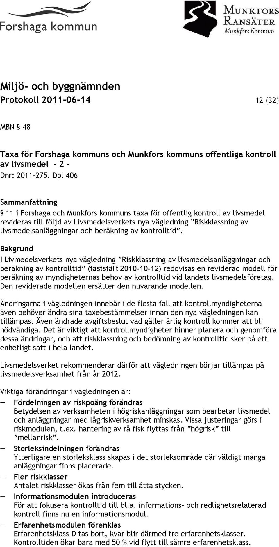 beräkning av kontrolltid.