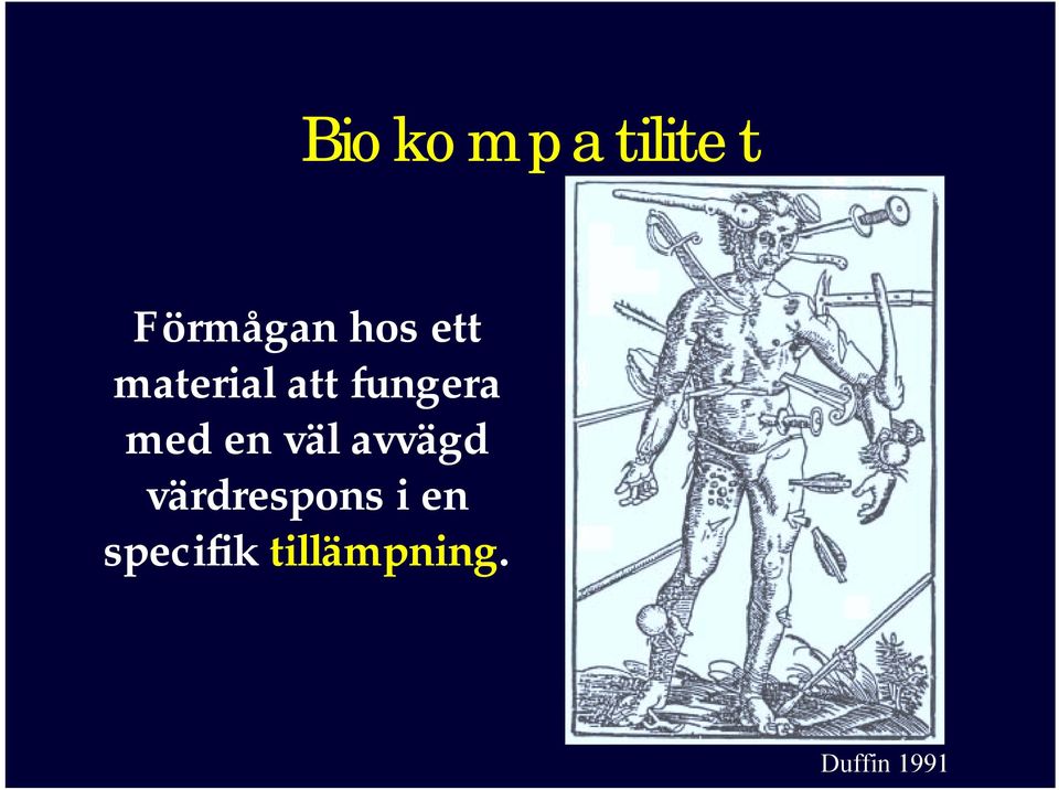 en väl avvägd värdrespons i en