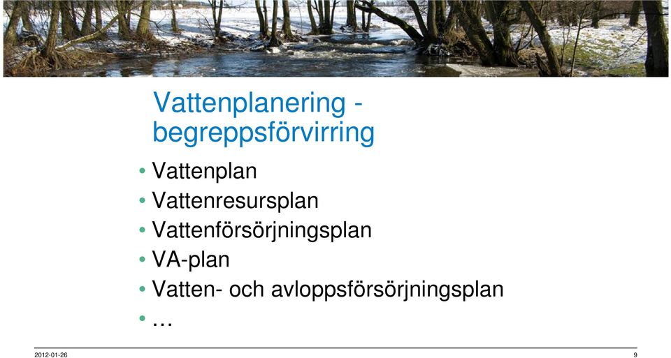 Vattenresursplan