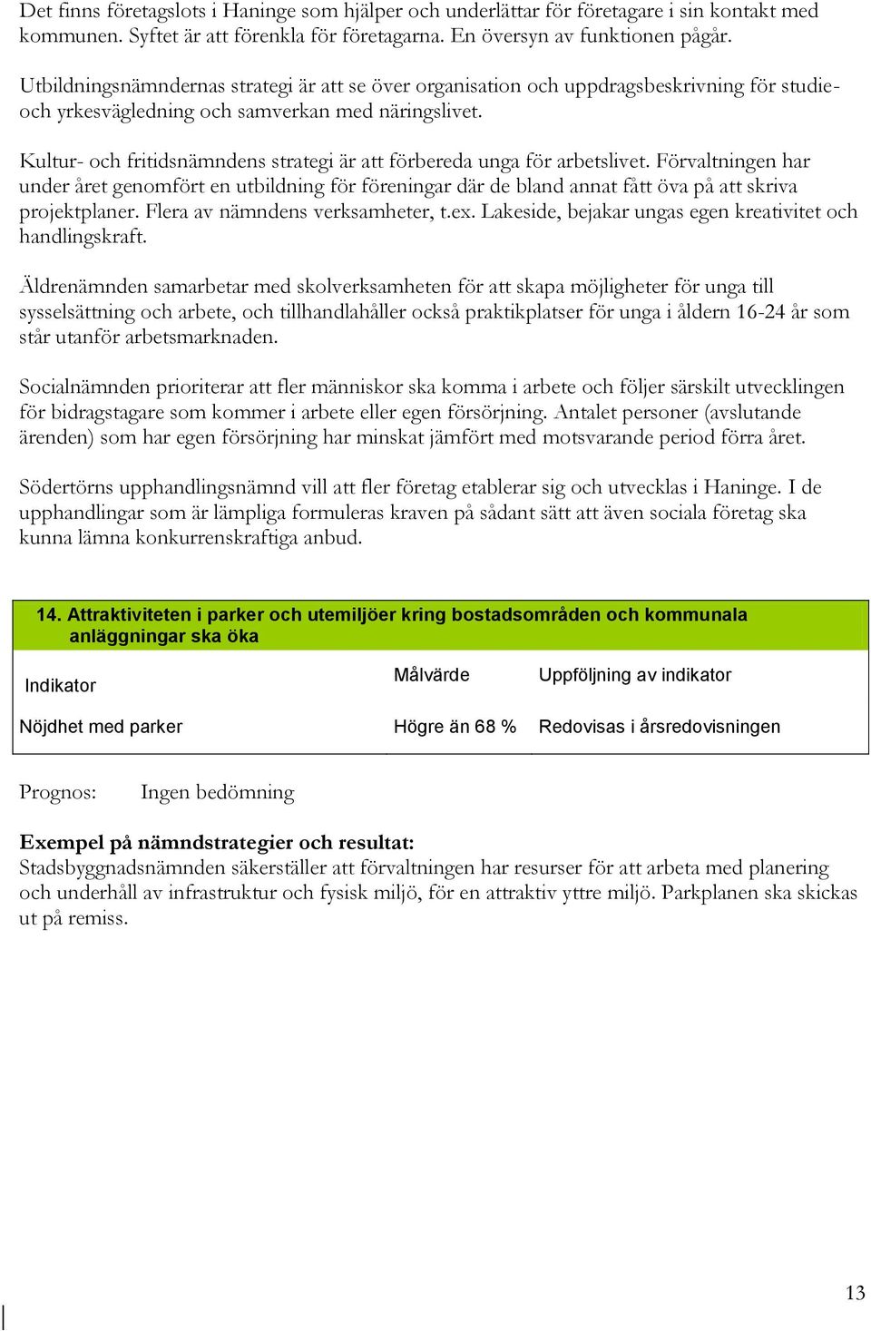 Kultur- och fritidsnämndens strategi är att förbereda unga för arbetslivet. Förvaltningen har under året genomfört en utbildning för föreningar där de bland annat fått öva på att skriva projektplaner.