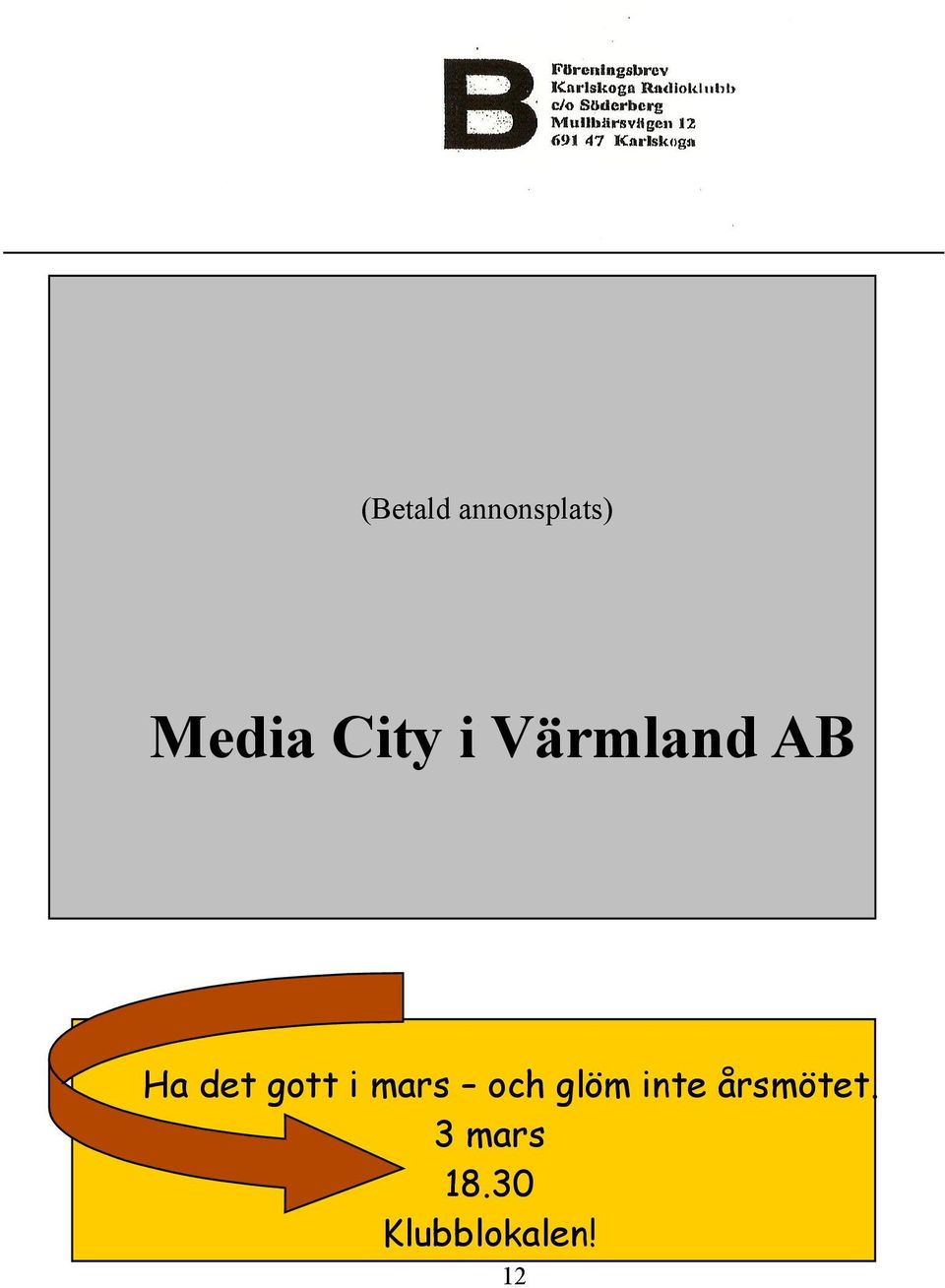 gott i mars och glöm inte