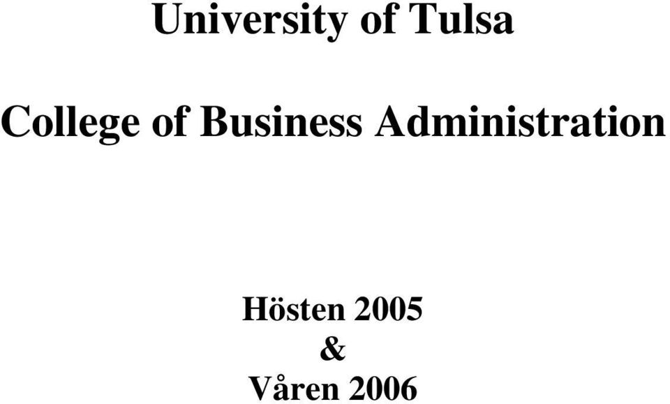 Administration