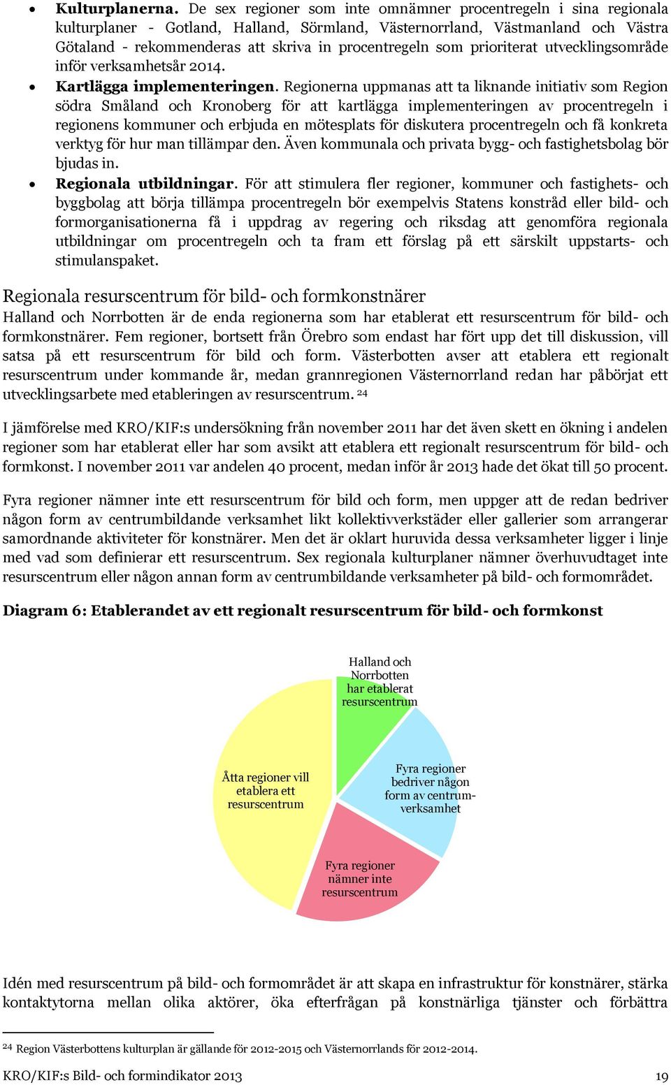 som prioriterat utvecklingsområde inför verksamhetsår 2014. Kartlägga implementeringen.