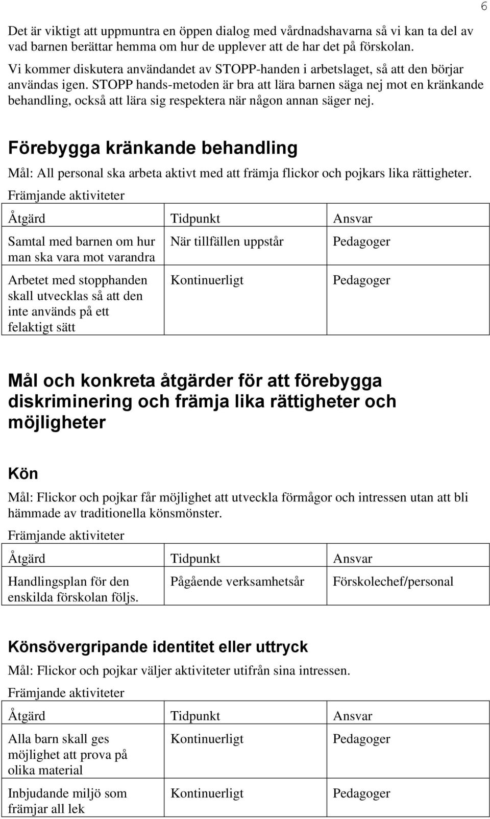 STOPP hands-metoden är bra att lära barnen säga nej mot en kränkande behandling, också att lära sig respektera när någon annan säger nej.