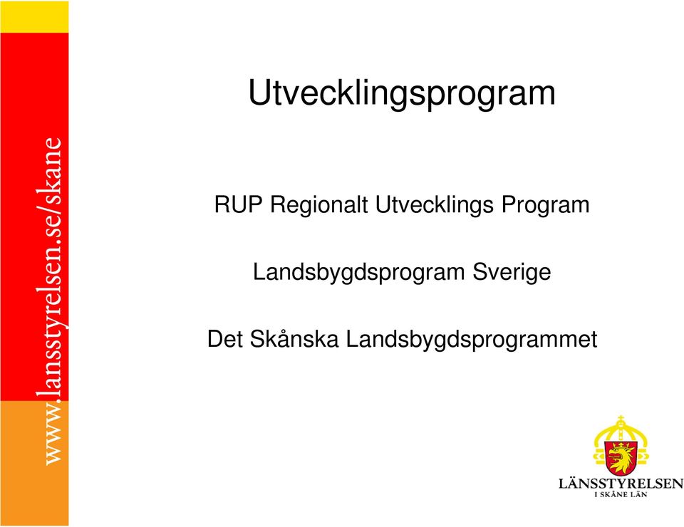 Program Landsbygdsprogram